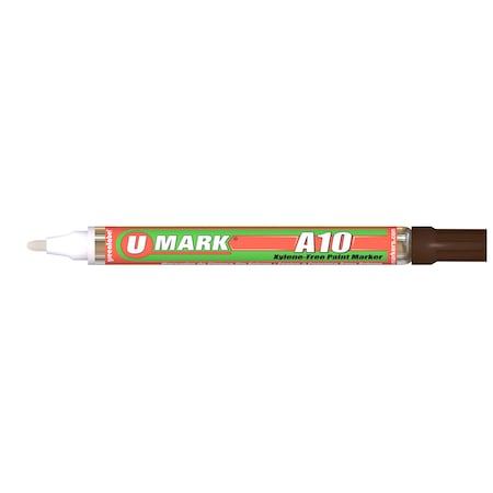 U-Mark A10 Paint Mark Brown 2mm 12/bx 10115